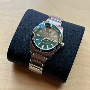 Men's Citizen Eco-Drive Brycen With Green Dial Watch